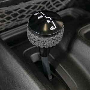 Jeep Wrangler JK Shift Knob - DV8 Offroad - Tired Tread Design - Black - `07-`18